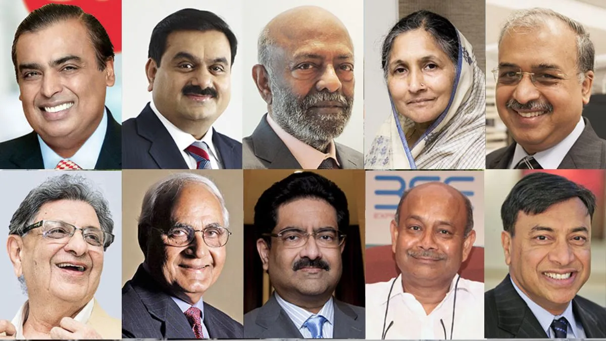 top 10 indian millionaires